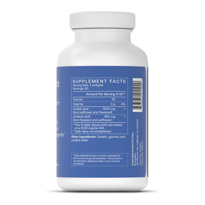 Balance Oil 180 softgels Supplement Facts