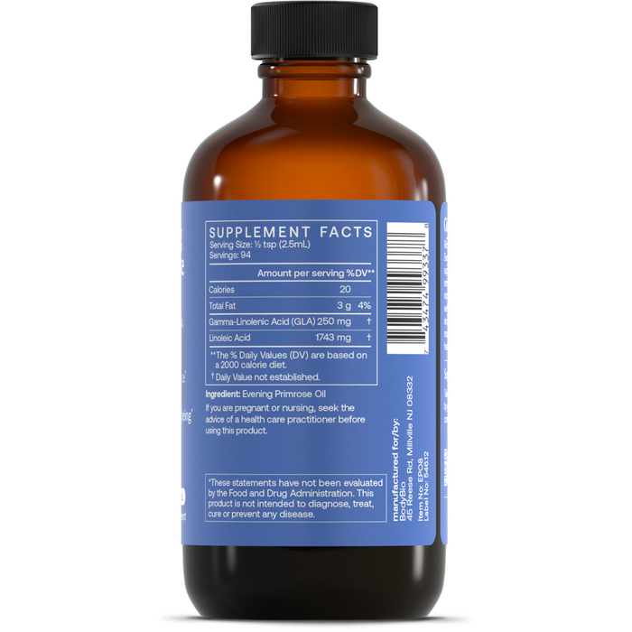 Evening Primrose Oil 8 oz Supplement Facts