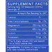 Remineralize 4 oz Supplement Facts Label