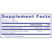 Biotin Complex Hair & Skin 60 capsules Supplement Facts Label