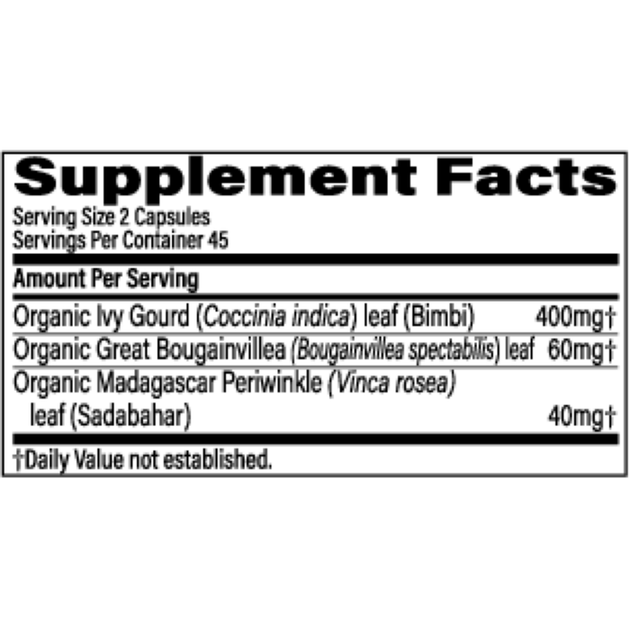 Sugar Balance Capsules 90 Capsules by Organic India