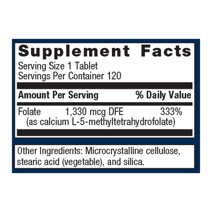 FolaPro 120 Tablets by Metagenics