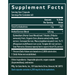 Male Libido 60 liquid phyto-caps Supplement Facts Label