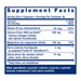 Bone Strength Collagen Formula 120 caps Supplement Facts Label