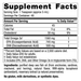 Omega-3 Lemon 8 fluid ounces Supplement Facts Label