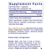 Premier NADH 30 capsules Supplement Facts Label