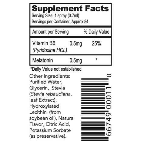 Liposomal Melatonin Spray 2 fl oz by Readisorb