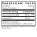 Coenzyme Q10 50 mg 75 capsules Supplement Facts Label