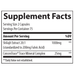 Shilajit 1000 mg 150 capsules Supplement Facts Label