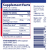Immune Defense Regular Strength 60 capsules Supplement Facts Label