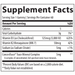 Vitamin D3 + K2 G 60 gummies Supplement Facts Label