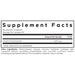 Liposomal Creatine 360 capsules Supplement Facts Label
