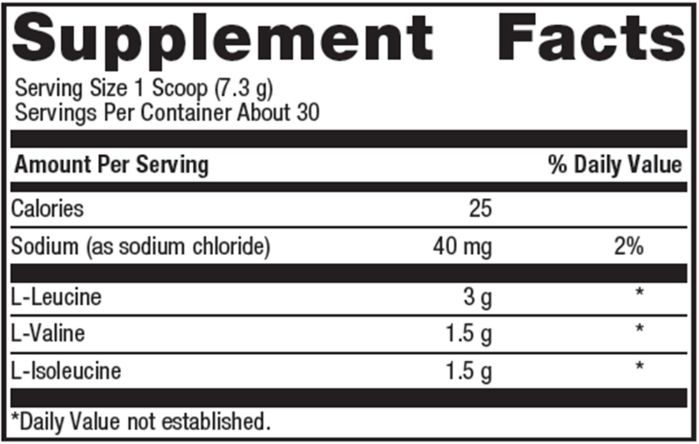 BCAAs Orange Mango 30 Servings by Metagenics