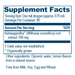 Ashwagandha 2 fl oz Supplement Facts Label