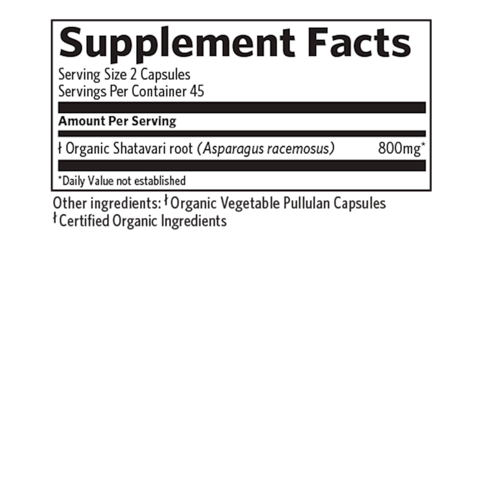Shatavari 90 Capsules by Organic India