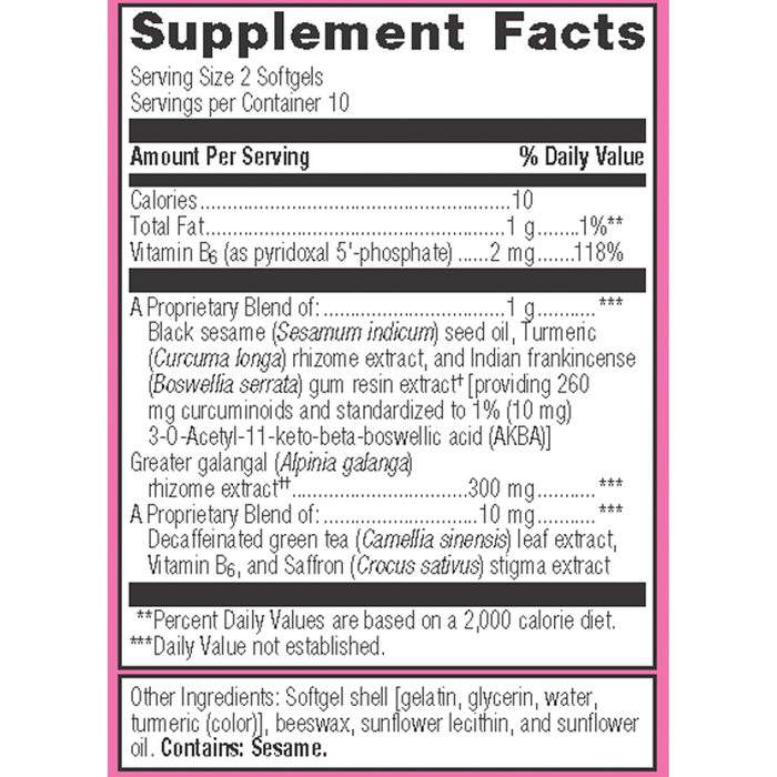 HerWellness Rapid Period Relief 20 softgels by Metagenics