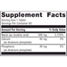 Niatain 60 Tablets Supplement Facts Label