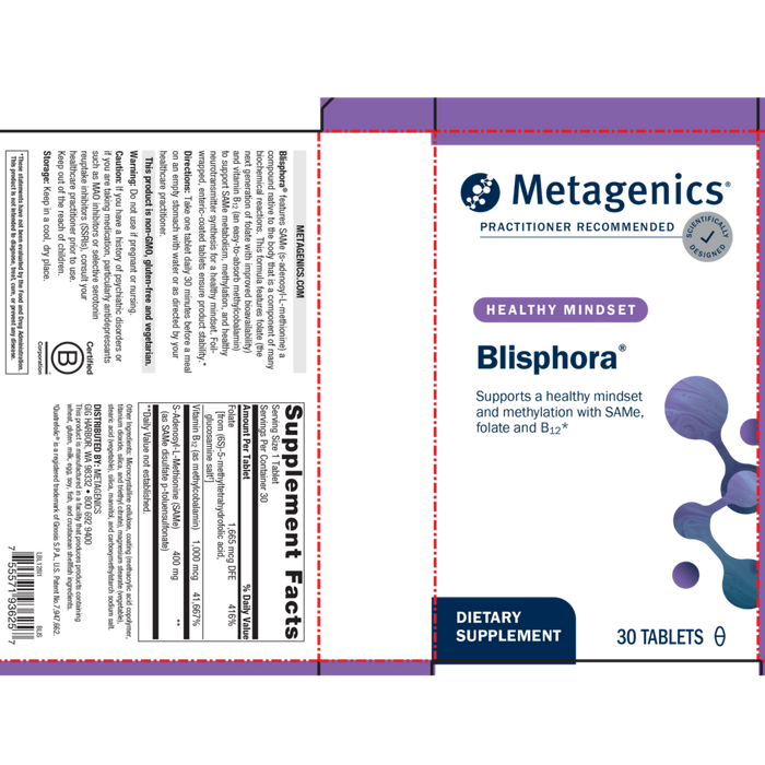 Blisphora 30 Tablets by Metagenics
