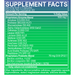 DigestMate 120 capsules Supplement Facts Label