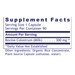 Colostrum-IgG 90 caps Supplement Facts Label