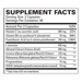 Adrenaplex 120 capsules Supplement Facts Label