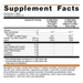 Ultra Potent-C Vitamin C 90 Chewable Tablets Supplement Facts Label