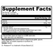 SynovX Relief 40 softgels Supplement Facts Label