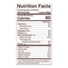 Organic Golden Berries 8 oz Nutrition Facts Label