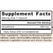 Glutathione Reduced 500 mg 60 capsules Supplement Facts Label