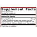 Kaprex 60 softgels Supplement Facts Label