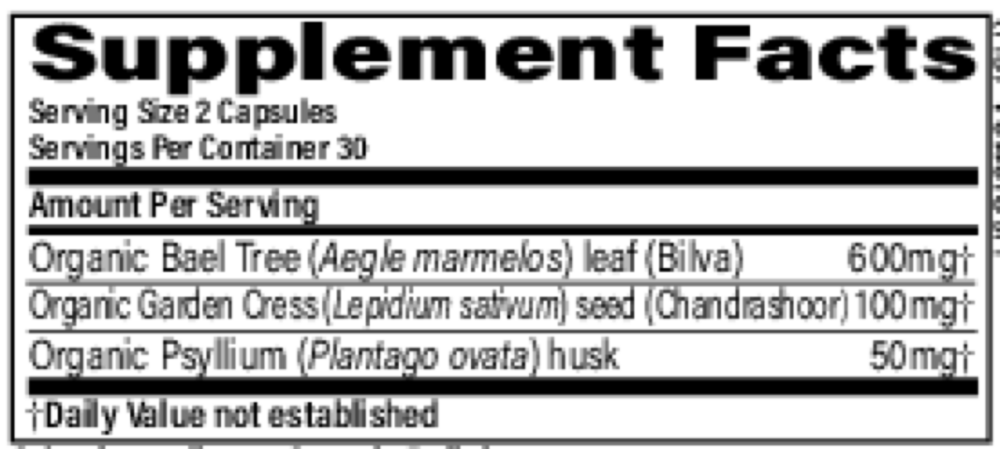 Herbal Laxative 60 Capsules by Organic India