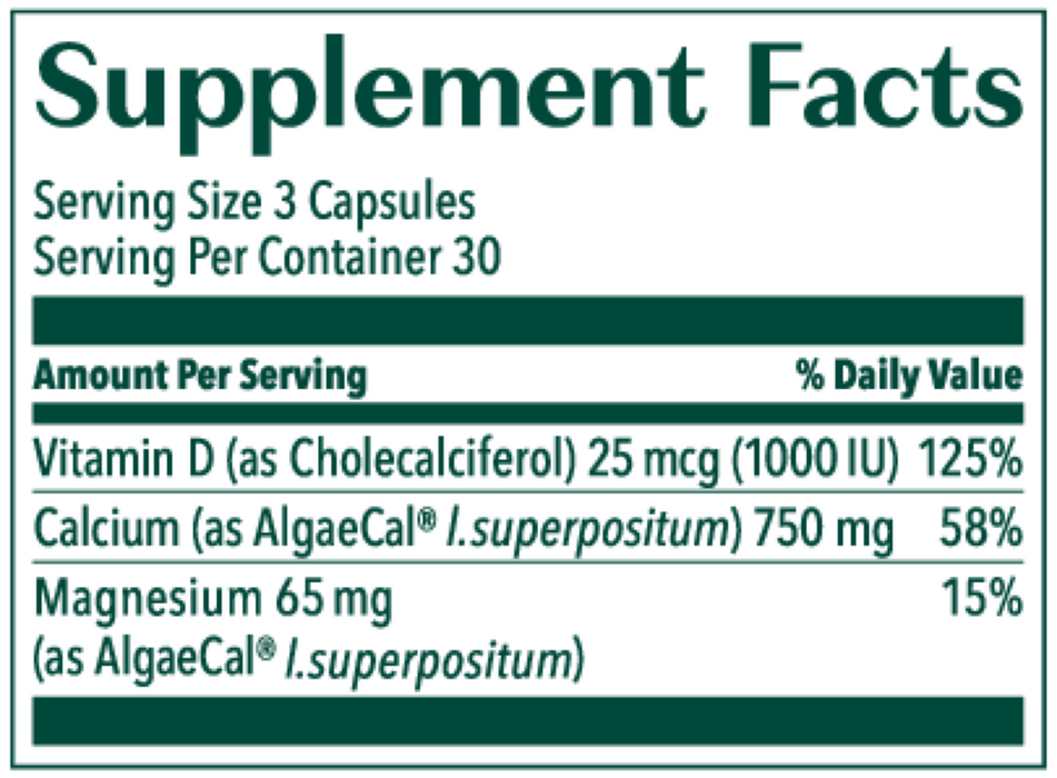 AlgaeCal 90 capsules by AlgaeCal