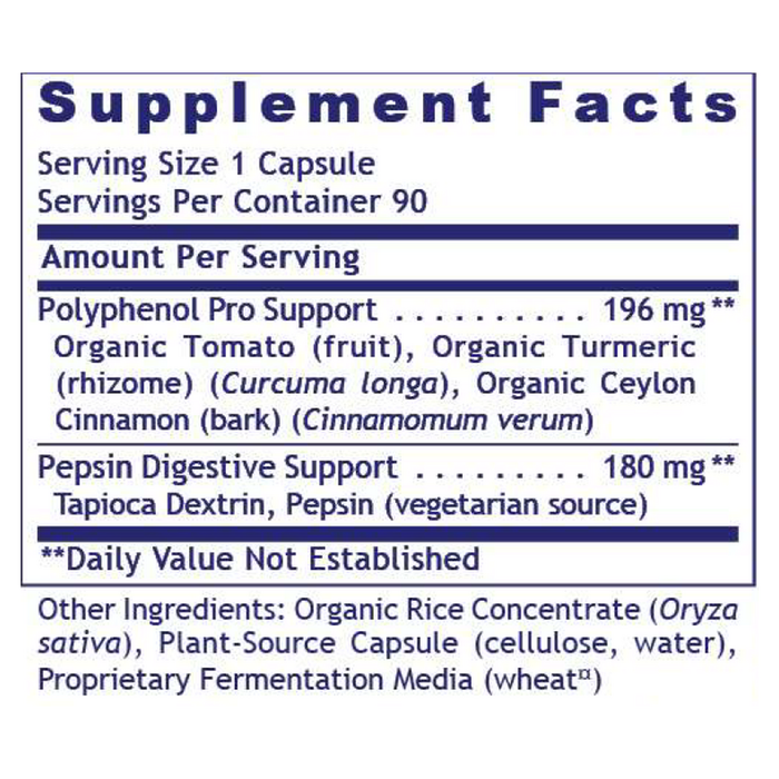 Premier HCL Activator 90 capsules Supplement Facts Label