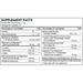 SynaQuell 8.17 oz Supplement Facts Label