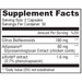 Thermogenic Weight Management 60 capsules Supplement Facts Labels