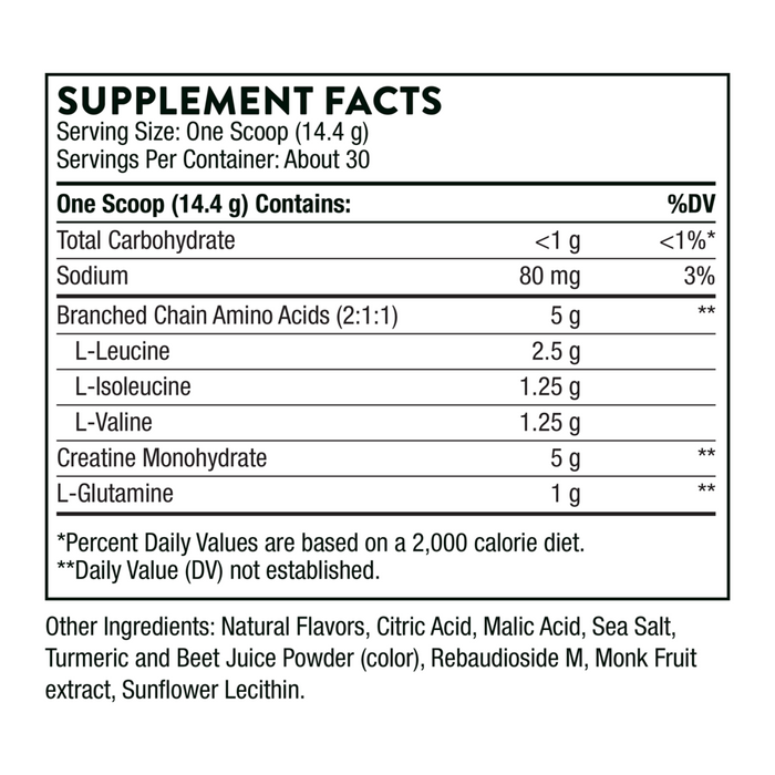 Creatine + BCAAs 15.2 oz by Thorne