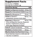 BoneFactor 120 tabs Supplement Facts Label