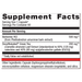 Berberine GT 60 capsules Supplement Facts Label