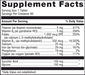 Hemagenics 60 tablets Supplement Facts Label