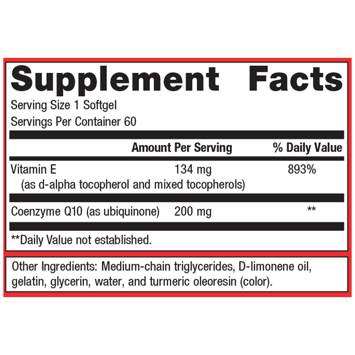 CoQ10 ST 200 mg 60 Softgels by Metagenics
