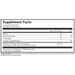 Sea Moss 60 gummies Supplement Facts Label