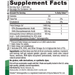 Mood Support Omega Blend 60 softgels Supplement Facts Label