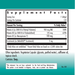 Vitamin D3 Complete 5000 High Potency D with A and K2 120 softgels Supplement Facts Label