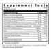 B-Complex 90 caps Supplement Facts Label