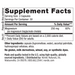Magnesium Glycinate 90 caps Supplement Facts Label
