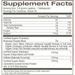 Mushroom Coffee Blend 30 servings Supplement Facts Label