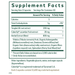 TongkatADAM 60 liquid phyto-caps Supplement Facts Label