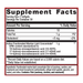 SPM Active 60 softgels Supplement Facts Label