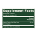 Aloe Vera 60 caps Supplement Facts Label