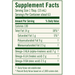 Flax Oil 32 oz Supplement Facts Label